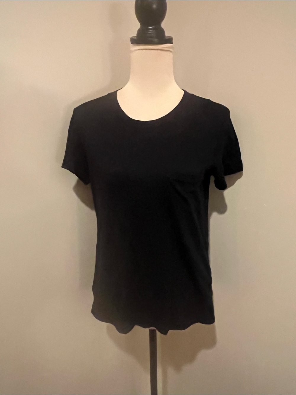 NWT Madewell Black Short Sleeve Crewneck Tee, size Small
